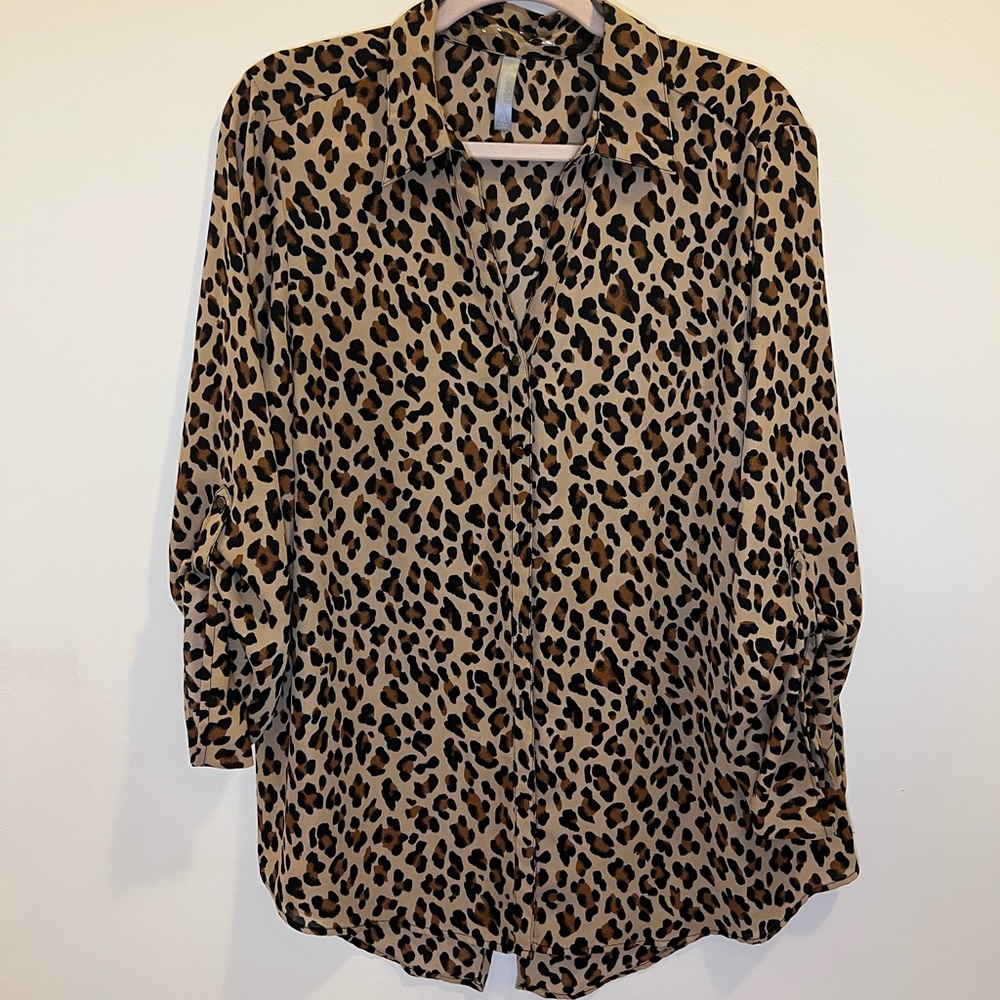 Leopard blouse (xl)